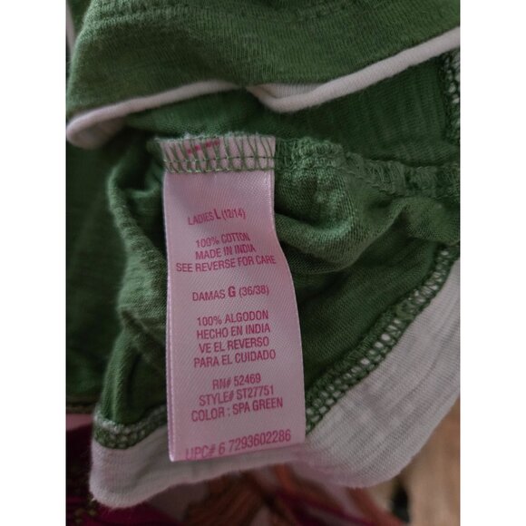 Secret Treasures Women Green Babydoll Tank Top Size Large Y2K 2000s Summer Layer - Picture 6 of 10